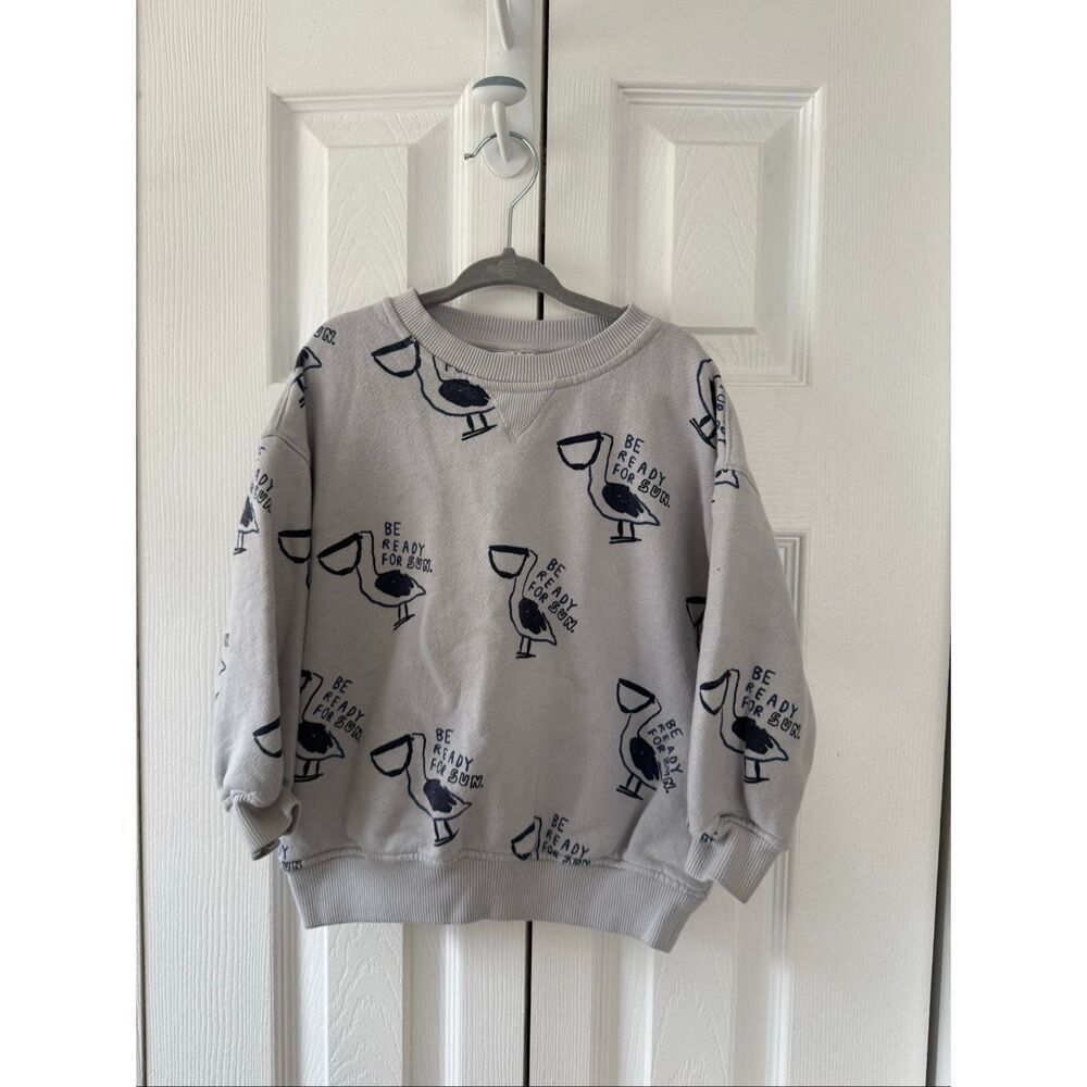 Zara 3-4 Year Old Boys Oversized Sweatshirt